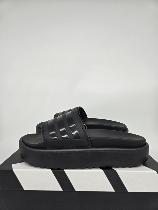 adidas Shoes - adidas Women's Adilette Platform Slide 'Triple Black' HQ6179 Shoes Size 7 New